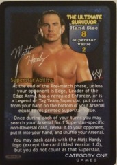 The Ultimate Survivor Superstar Card (Matt Hardy)